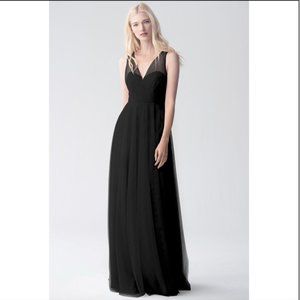 Jenny Yoo Emelie dress in Onyx